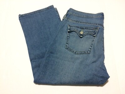 Levis Straus And Co Capri 315 10 Pre Owned Blue Jeans Womens Capri