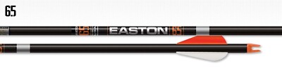 Easton Hunter Classic 6.5 MM Carbon Arrow 250 6pk Fletched 2'' Bully Vanes 29586