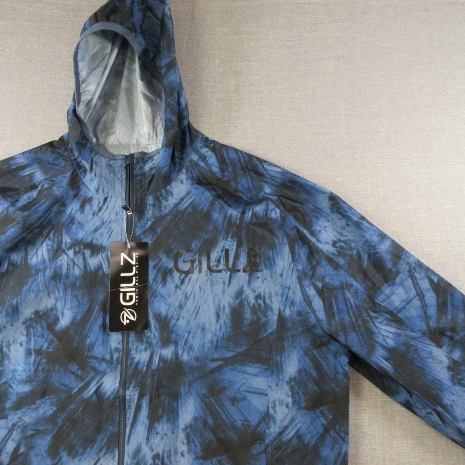 Gillz Rain Jacket Mens M "Waterman Packable" Windbreaker "New with Tag" Fishing