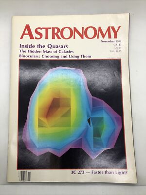 Astronomy Magazine November 1982 / Astronomy, Quasars, Astrophotography, 3C 273