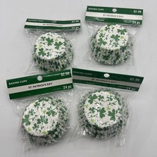 St. Patrick's Day Baking Paper Cups Lot of 4 Packs Total 96 pieces