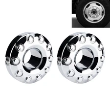 10-Lug Front Wheel Hub Center Caps for Ford F450 F550 2005-2016 4WD Replacement