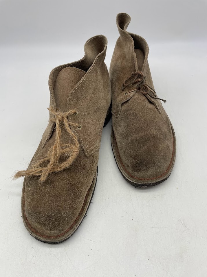 靴 used suede race up boots Boot Shoe Men's Brown Suede Shoe Lace Up | eBay