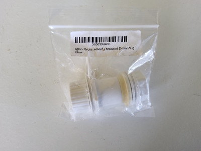 Igloo Replacement Threaded Drain Plug One Size, White