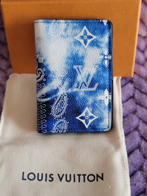 Louis Vuitton POCKET ORGANIZER Giant Monogram Bandana Bleached