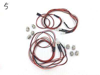 LED Licht Draht 2PC für 1/5 Hpi RV Km Mcd Rofun Baja 5b 5t 5sc Teile