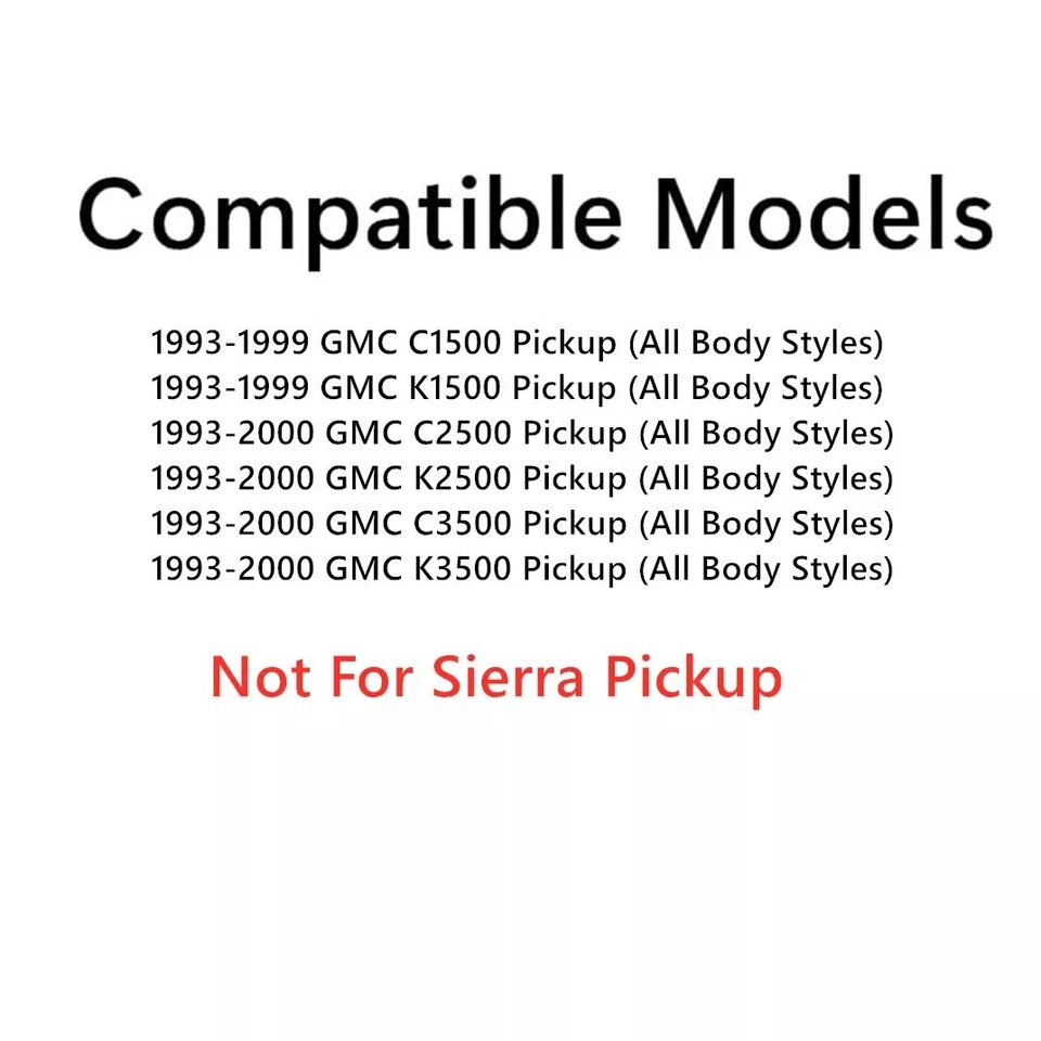 Ajuste 93-99 GMC Pickup 1500 2500 3500 pasajero puerta delantera derecha ventana vidrio Foto 2 de 4