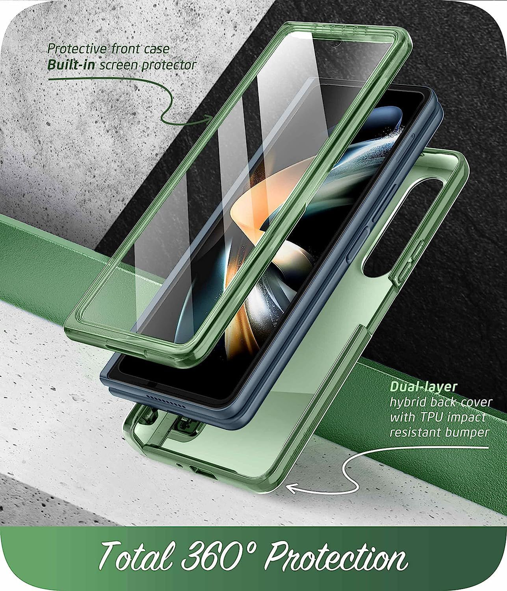 i-Blason Cosmo Series for Samsung Galaxy Z Fold 4 Case with Pen