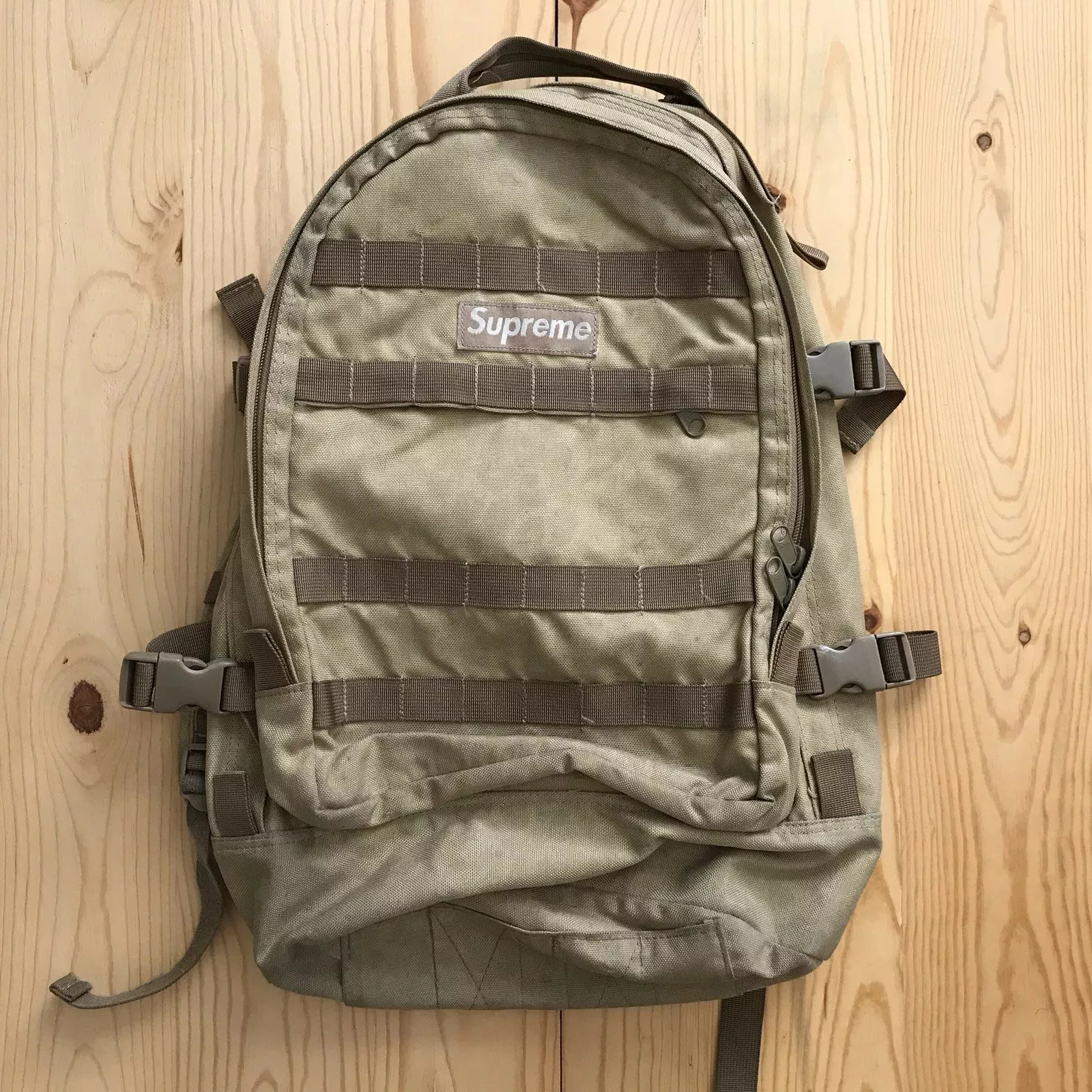 SAC À DOS VINTAGE 2004 SUPREME 16ème SAC IMPRIMÉ LÉOPARD BOÎTE LOGO CORDURA CAMO