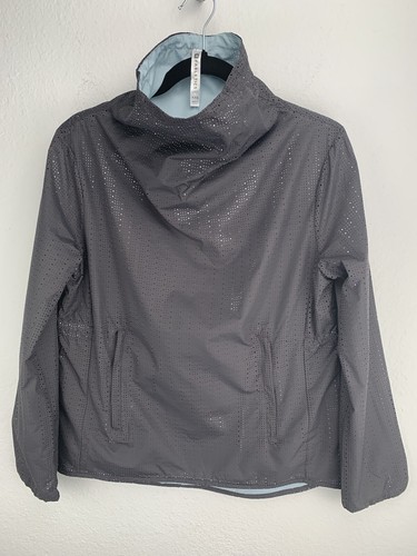 Fabletics Liora Pullover Mock Neck Long Sleeve Size XXS Gray Dot New - Picture 6 of 10