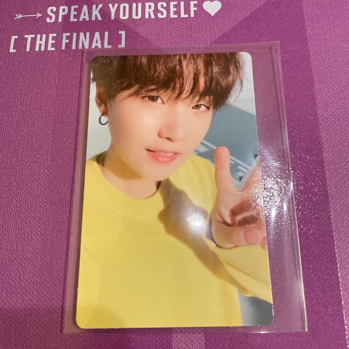 BTS SUGA 'LOVE YOURSELF : SPEAK YOURSELF' THE FINAL Official Photo