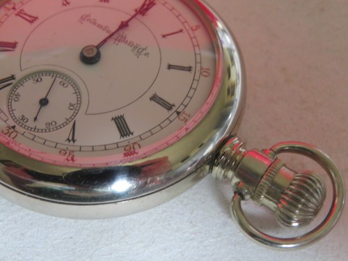 Antique 1892 Columbus RR Regulator 16j 18 Size Pocket Watch Roman Dial - Picture 6 of 7