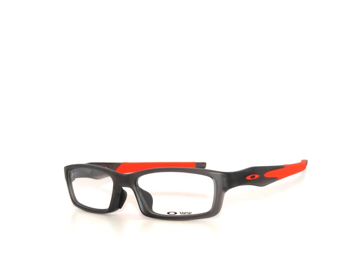 Oakley A Crosslink 8029-17 53 Satin Smoke Eyeglasses Oakley A Crosslink 8029-17 53 Satin Smoke Eyeglasses