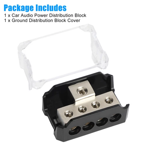 1 x 0/2/4 Gauge input to 4 x 4/8/10 Gauge Output Power Ground Distribution Block - Picture 9 of 9