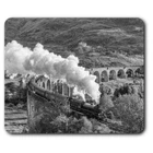 Rectangle Mouse Mat BW - Jacobite Steam Train Glenfinnan Viaduct  #37152