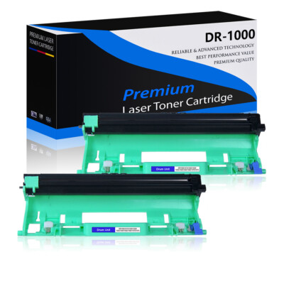 2PK DR1000 Drum Unit for Brother MFC1810 MFC1810R MFC1815 MFC1815R Printer