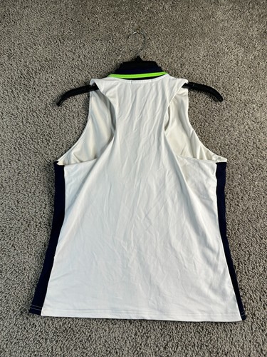 Ralph Lauren Golf Shirt Girls Large White Orange Pony Performance Sports Bra - Picture 5 of 10