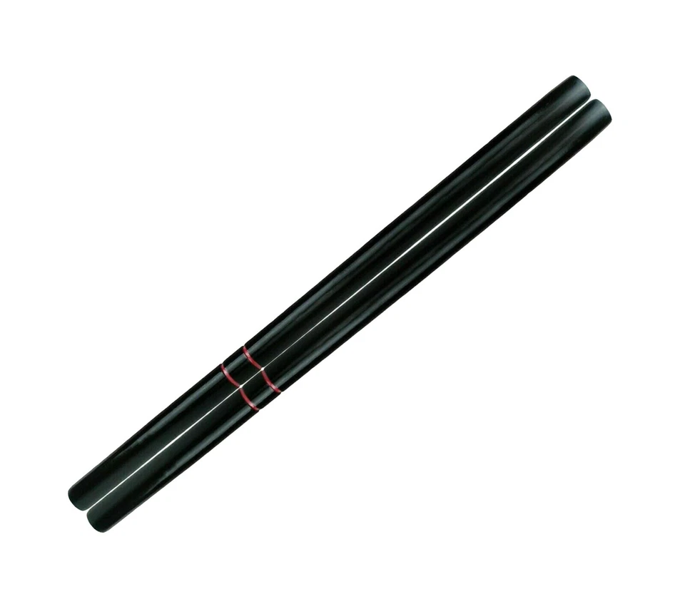 Набор из 2 палочек Escrima Kali Arnis 26 дюймов черный дуб лиственная древесина с чехлом для переноски - Изображение 2 из 2