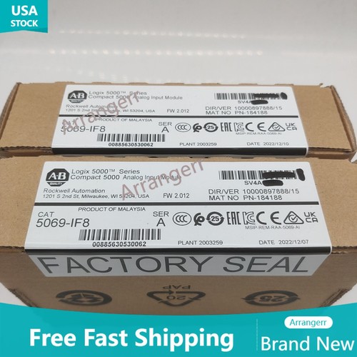 New AB 5069-IF8 /A Compact 5000 Analog Input Module 5069IF8 US US Free Tax