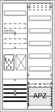 ABB - BA27CB Komplettschrank, AP BKE-I, A27 1...