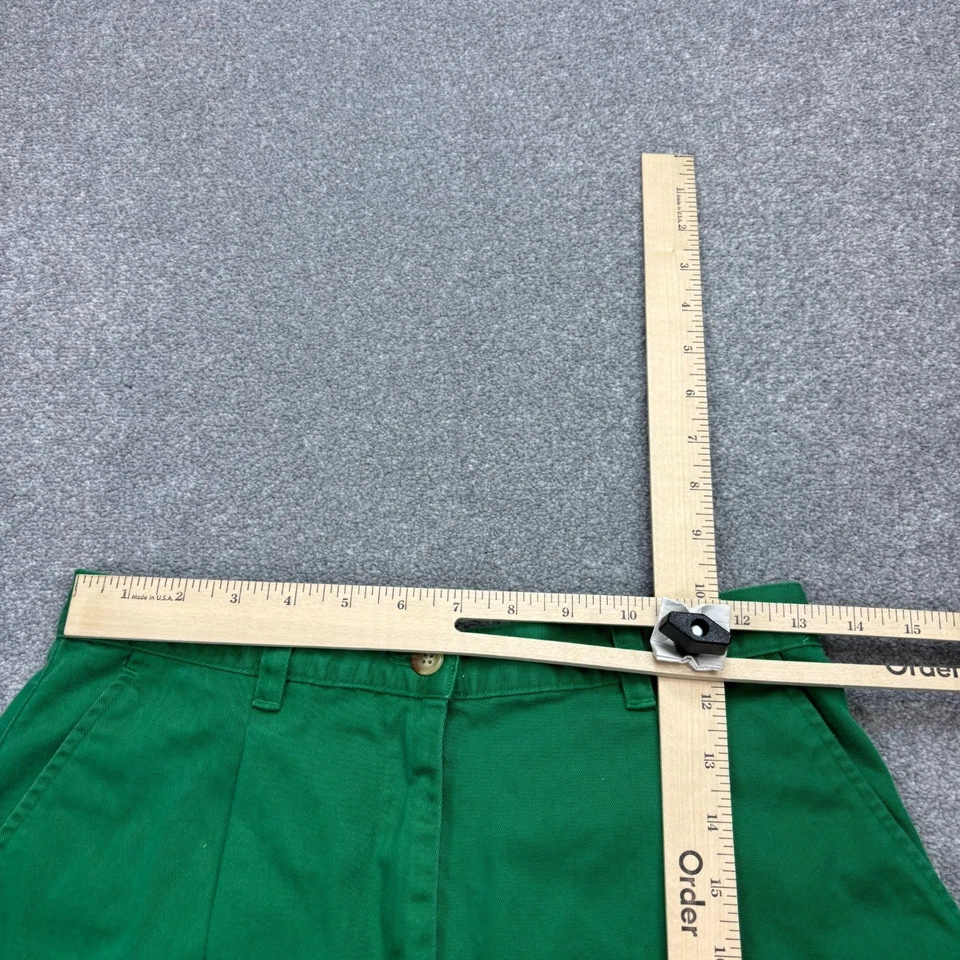 Ralph Lauren Pantalones Cortos Mujer Talla 10 Verde Clásico Lona Retro EE.... - Imagen 3 de 4