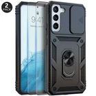 Black Case For Samsung Galaxy S22/S22 Plus/S22 Ultra 5G Protective Phone Cover