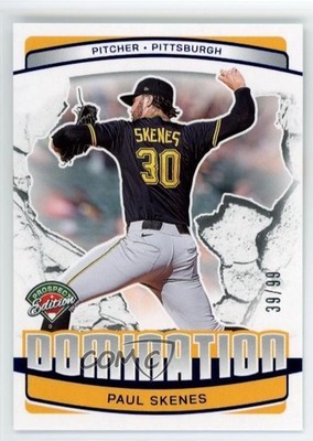 2025 Panini Prospect Edition Domination Blue /99 Paul Skenes #10 1ty1