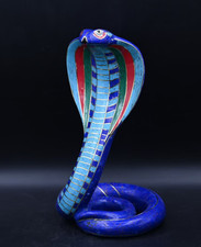 Rare Pharaonic statue God Uraeus cobra Authentic Ancient Egyptian Antiquities BC
