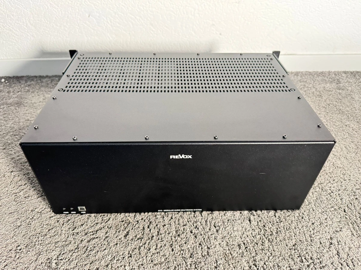 Sistema multiroom de audio modular Revox M10 en negro