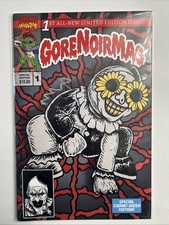 SIGNED Gore Noir: Terrifier Sun Flower Bud Splatter Garbage Pail GBK McFarlane