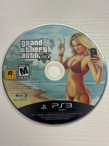 Used Playstation 3 Grand Theft Auto V Video Game