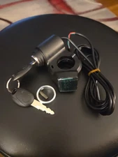 NEW E-Bike Ignition Lock Key Thumb Throttle Voltmeter Digital Voltage Display 