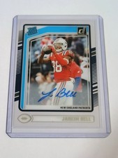 2024 Donruss Clearly Jaheim Bell Rated Rookie Auto RC Patriots