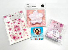 Kawaii Japanese Stationery Set Sakura Cherry Blossom Washi Tape Stickers Planner