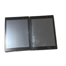 2 Gigaset Android 8 Inch QV830 8GB Black LCD Tablets TESTED