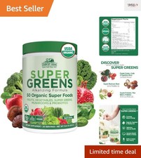 Organic Super Greens Power Drink Mix,  Gluten-Free, Energy  Immune Boost