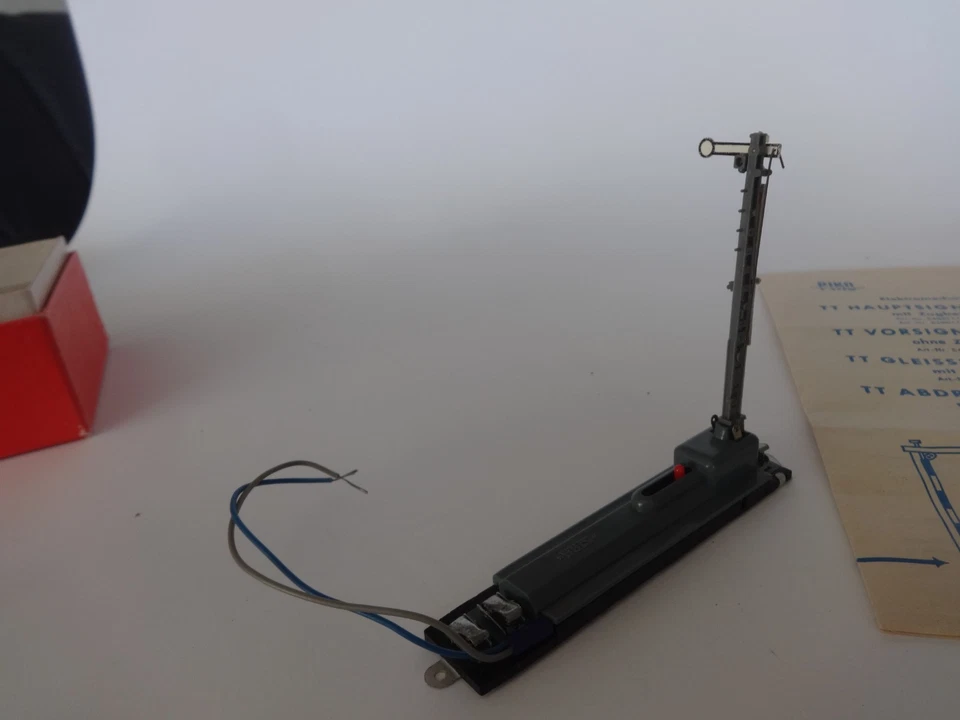 Siba/Piko 1 flügliches Signal TT neuwertig mit Anleitung - Bild 4 von 4