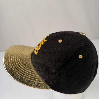 St. Louis SWAG Hat Men's Adjustable Black Gold Metallic Flat Bill