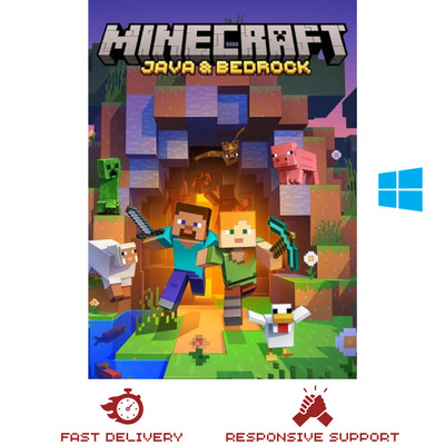 Minecraft: Java & Bedrock Edition PC Windows Store Key FULL GAME GLOBAL 
