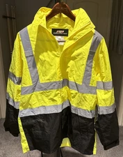 Protective Industrial Products Large Coat 300 D Poly/PV Coated Type R Cls. 3