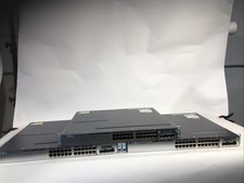 Lot Of 3 Cisco Catalyst 3750-X PoE WTH Cisco C3KX-NM-10G