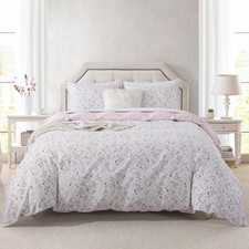 NEWLAKE Cotton Duvet Cover Queen Size - Soft Breathable Duvet Cover Set 3 Pie...