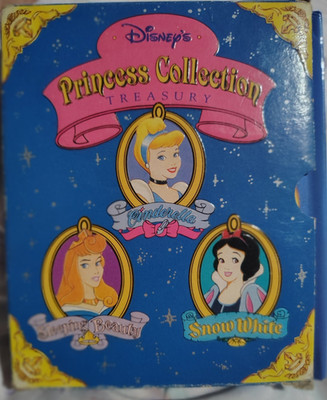 Disney Princess Treasury Book Set Cinderella Sleeping Beauty Snow White