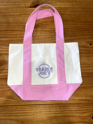 Trader Joe s Mini Tote, Limited Edition Pastel Pink; Free International Shipping