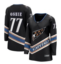 Men's Fanatics TJ Oshie Black Washington Capitals 50th Anniversary Breakaway