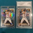 (2) Bowman Draft Konnor Griffin Refractor & Bowman 1st card, Pirates Prospect
