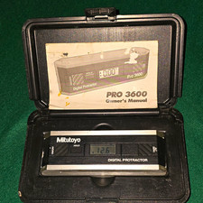 Mitutoyo PRO 3600 Digital Protractor 950-316 6in 0-360° w/ Case and Manual