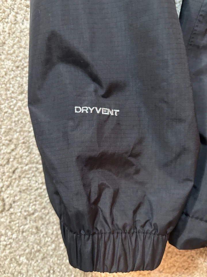 North Face Dryvent Jacket Womens Medium Black Lightweight Hooded - Image 4 of 4