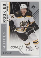 2018-19 Upper Deck SP Game Used Authentic Rookies 61/79 Jeremy Lauzon #178 z7w