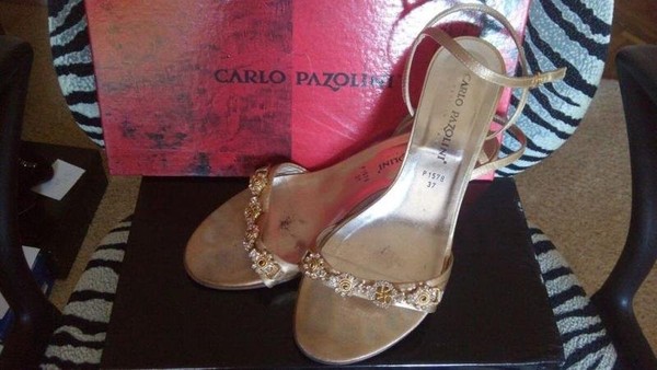 Women Carlo Pazolini Heels Gold 37